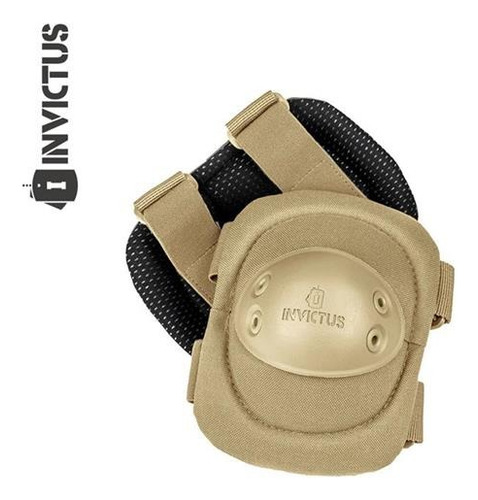 Cotoveleira Tática Invictus Protec Preta Verde Tan Airsoft