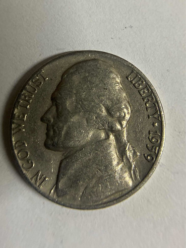 Moneda De 5 Centavos Usa 1959 Envió Gratis