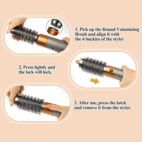 Volumização Redonda X1large Para Acessórios Airwrap, Maior