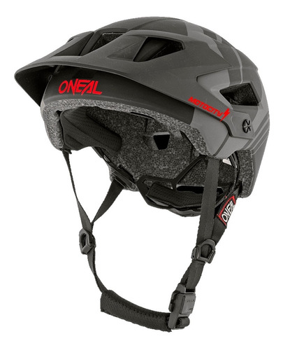 Casco Bicicleta Mtb Downhill Oneal Nova Defender Gris 2020