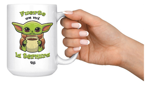 Taza Mug Grande Baby Yoda 15 Onzas