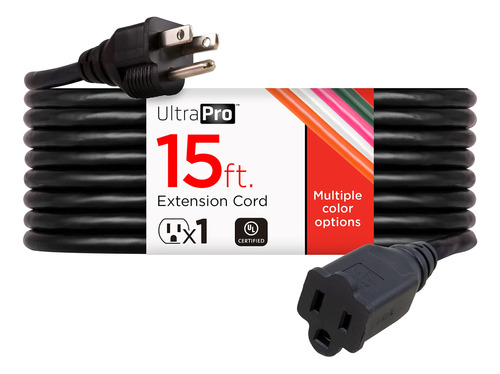 Extensión Ultrapro Ge De 100 Pies, Resistente, 16 Awg, Uso.