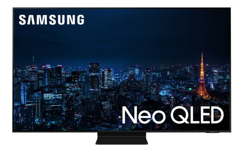Imagem 1 de 10 de Smart Tv 55'' Neo Qled 4k Painel 120hz Alexa 55qn90a Samsung