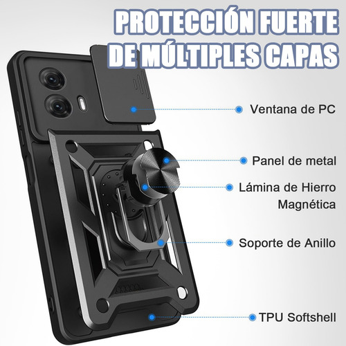 Funda Para Samsung Galaxy A55/a56 5g Con Uso Rudo + 3 Micas Hidrogel