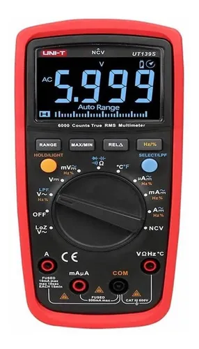 Combo Multímetro Ut139s + Pinza Amperométrica Ut201+ Plus