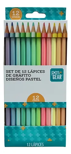 Set 12 Lápices De Colores Pastel Pen Gear | Cuotas sin interés