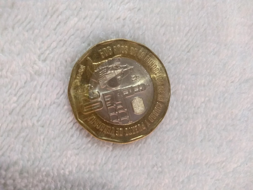 Moneda 500 Años Fundación De La Ciudad Y Puerto De Veracruz.