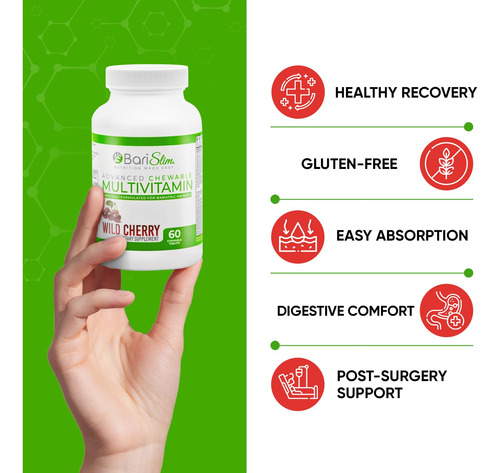 Barislim Multivitaminas Masticables Post Cirugía 60 Tab