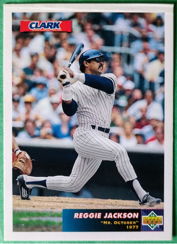 Reggie Jackson,1.993 Upper Deck Clark, New York Yankees 