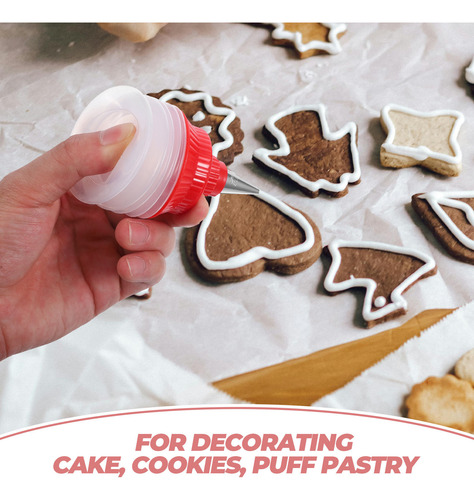 Botellas De Glaseado Para Decoración De Galletas, 2 Unidades