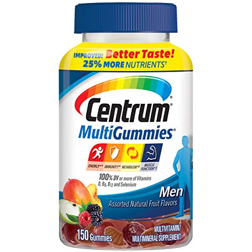Centrum Multigummies Gummy Multivitamin For Men, Qt1qi