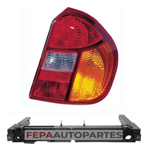 Mica Faro Giro Trasero Renault Clio Ii 00/03 4 Puertas Ambar