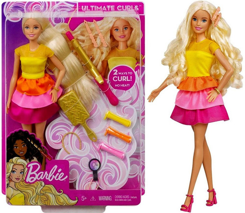 Boneca Barbie Penteados Dos Sonhos Com Acessórios Original