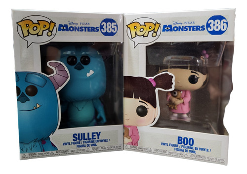 Niña Boo Y Sulley Figura De Vinil Funko Monsters Inc Disney 