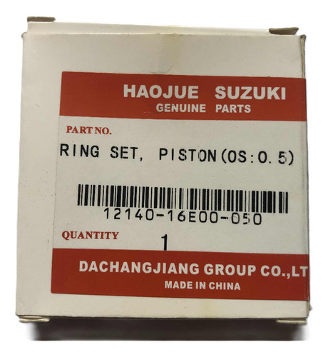 Juego De Anillos Piston 0.5 Gn125  Suzuki 12140-16e00-050