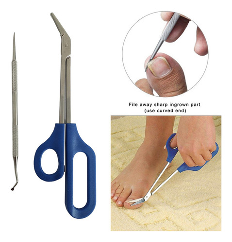 Tijeras De Uñas De Mango Largo Pedicura Para Ancianos
