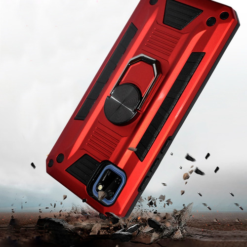 Funda Anillo Magnetica Case Uso Rudo Modelos Huawei