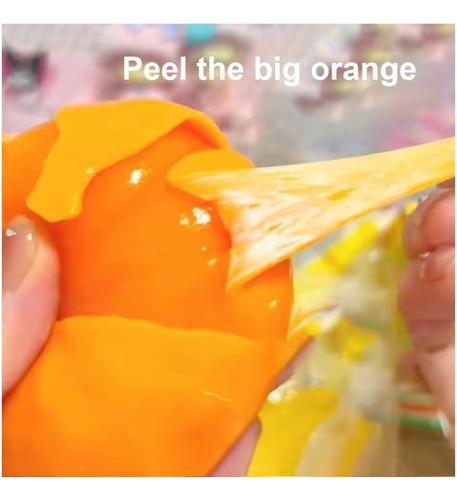 Squishy Mandarina Naranja Para Apretar Antiestres Naranja