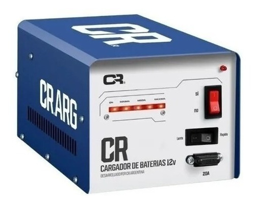 Cargador Bateria Cr 15 Amp Carga Fija Auto 12v Regulador Led