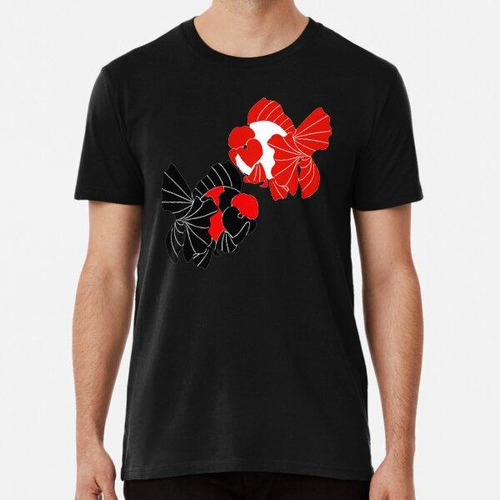 Remera Oranda Goldfish Red White Y Red Black Logo Algodon Pr