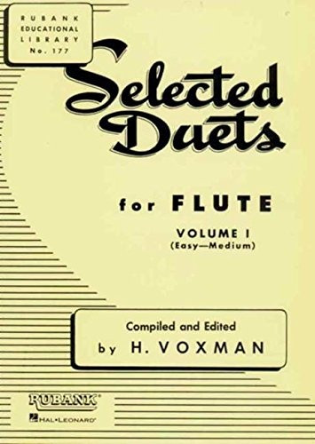 Selected Duets For Flute Volume 1  Easy To Medium (rubank Ed