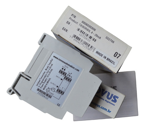 Transmisor De Temperatura Novus Txisorail Salida 4-20 Ma