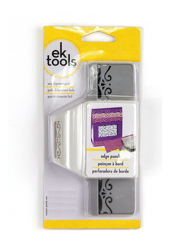 Perforadora De Papel Ek Tools Torbellino Enrolle Color Gris