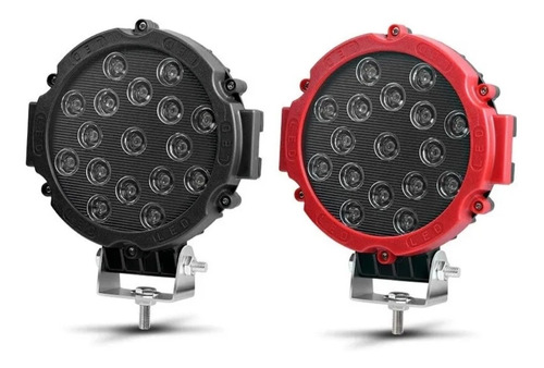 Imagen 2 de 3 de Faro Luces Led Blanco 6000k 51 W 4×4 Rústicos Tipo Arb Tiend