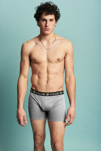 Imagen 4 de 6 de Boxer Vicus Loged Hombre Gris Melange