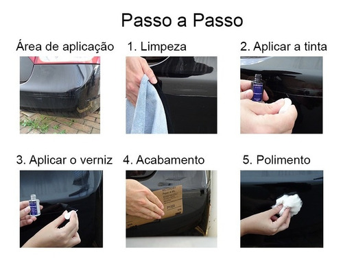 Tira Risco Cor Black Saphire Código 475 Para Bmw Com 10ml