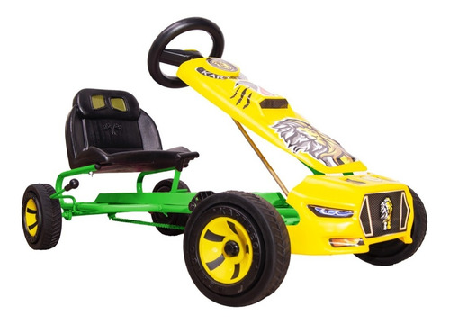 Carrito De Pedales Go Kart Montable Mustang