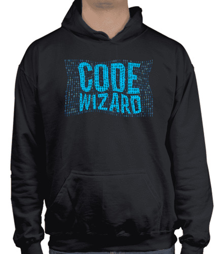 Sudadera Gorro Y Cangurera Para Programador Geek Code Wizard