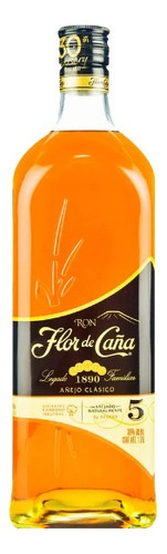 Ron Flor De Caña 5 Años Garrafa - 1750ml