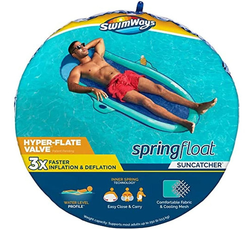 Swimways Spring Float Suncatcher Tumbona Inflable Para Pisci