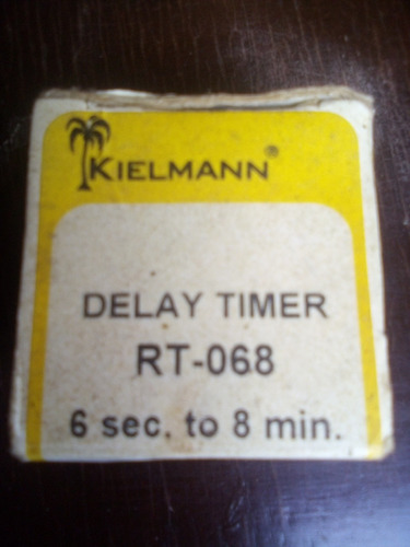 Delay Taimer Rt-068 6 Sec. To 8 Min.