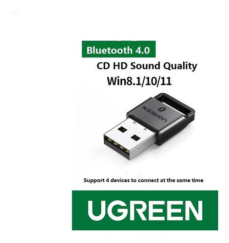 Ugreen Adaptador Usb Bluetooth 4,0 Pc Auricular Audio Música