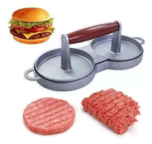 Molde Y Plancha Para Hamburguesas En Aluminio