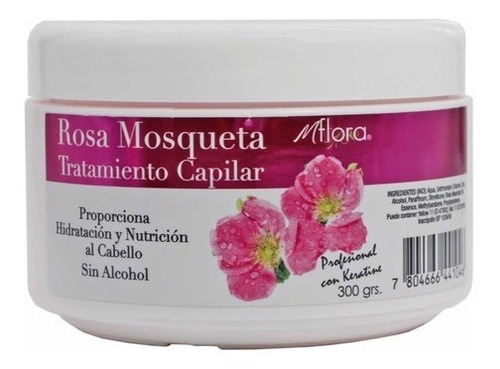 Crema Keratina De Coco / Palta / Argan 300 Gr Flora (1 Unid)