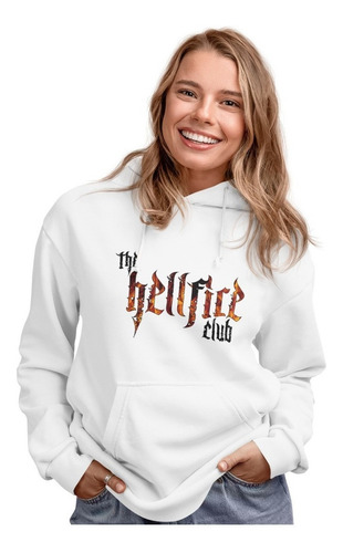 Poleron Hellfire Club Stranger Things Serie Estampado Fuego