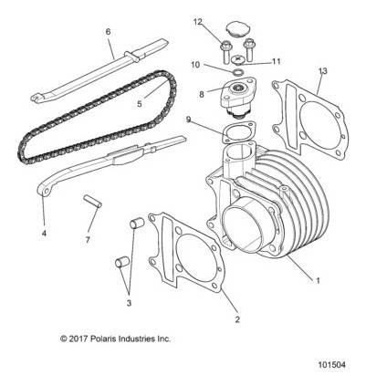 Polaris O-ring, 9.5 X 1.5, Genuine Oem Part 3050064, Qty Pxc