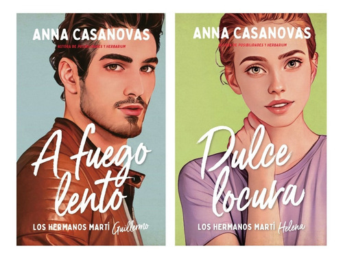Los Hermanos Marti 2 Y 3 - Anna Casanovas - Titania 2 Libros