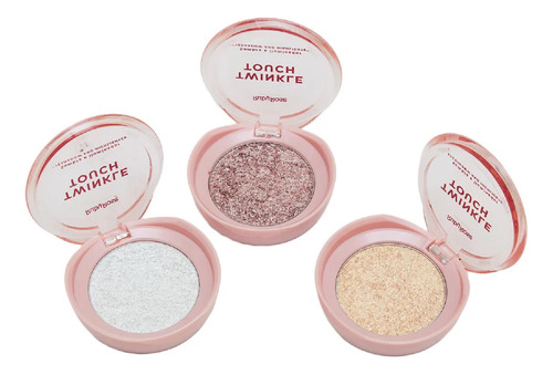 Sombra E Iluminador Twinkle Touch Ruby Rose Linha Rosa