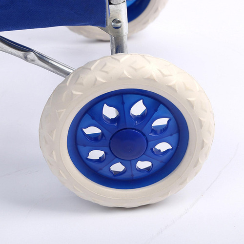 Ruedas Plegables Para Carrito De Compras, Ruedas Para Azul