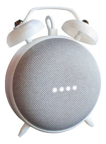 Soporte Google Home Mini - Tipo Reloj Alarma Vintage