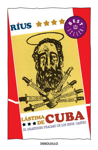 Colección Rius - Lástima de Cuba, de Rius. Serie Colección Rius Editorial Debolsillo, tapa blanda en español, 2010