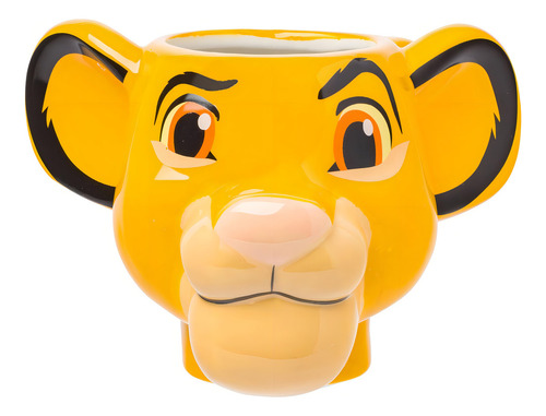 Taza Esculpida 3d El Rey León Simba Rey De La Selva