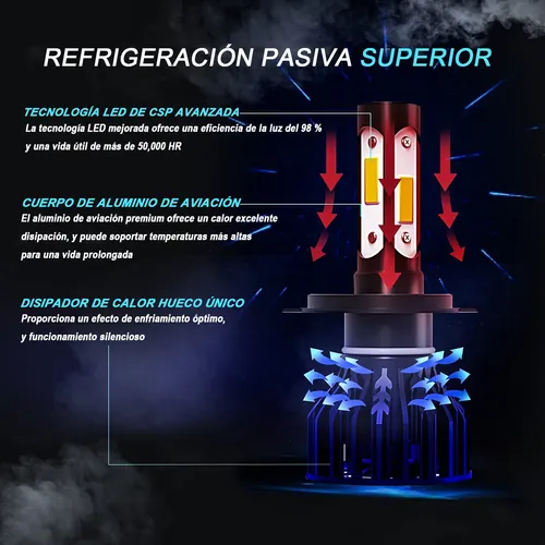 Kit De Focos Led H4 9003 H11 Para Ford Ecosport 2013-2017