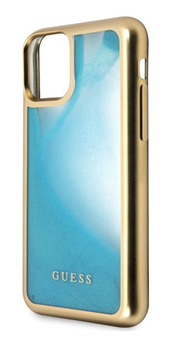 Funda Case Guess Gold/blue Compatible iPhone 11 Pro Original