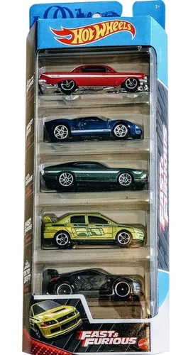 5 Pack Fast & Furious - Velozes e Furiosos - 1/64 - Hot Wheels 2021