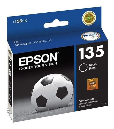 Cartucho De Tinta Epson T135120 135 Negro Original 